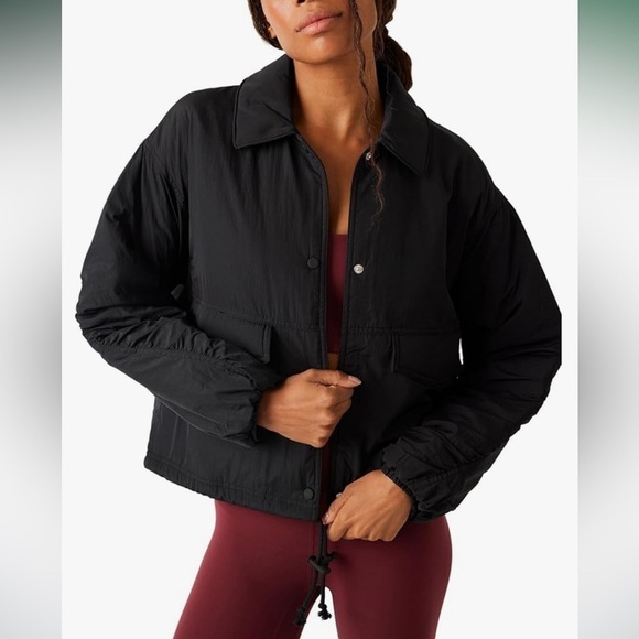 Free People - FP Movement off the bleachers coaches- size small - Picture 5 of 10